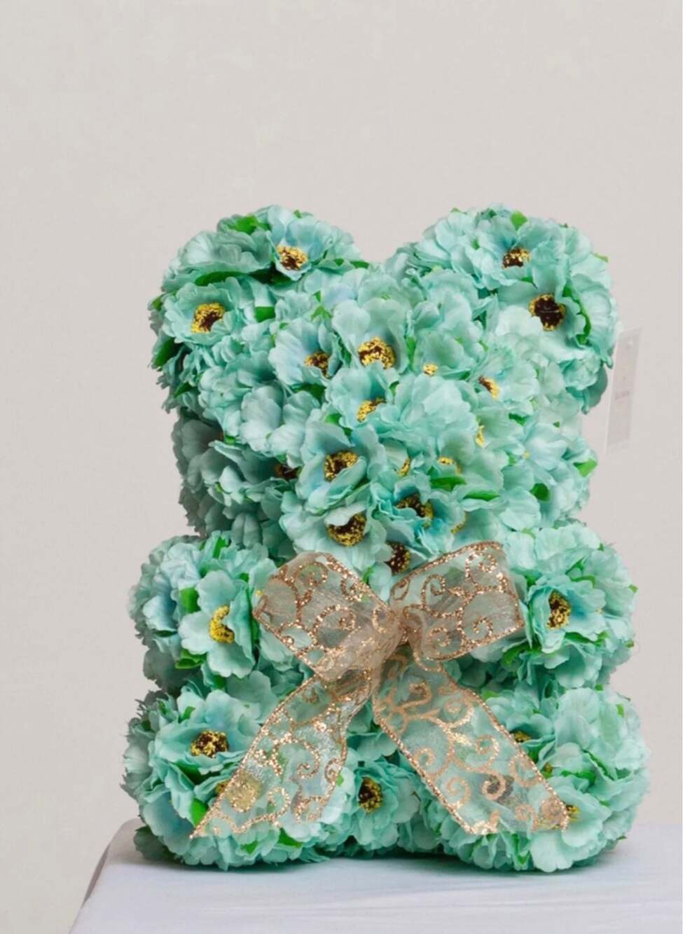 Handmade Bear From Poppy Flowers